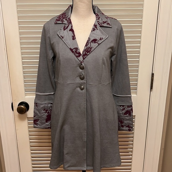 ๐๐๐Soft Surroundings Grandeur Jacket in Vintage Grey - Picture 4 of 17